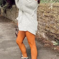 Levency New In Puff Sleeve Loose Cardigan