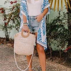 Levency Print Pompom Cardigam New In