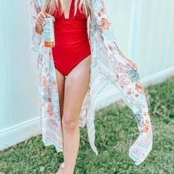 Levency Floral Print Summer Kimono New In