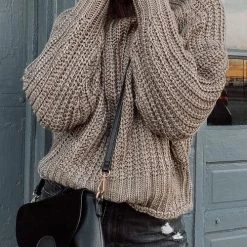 Levency New In High Collar Sweater