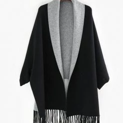 Levency New In Tassles Color Block Shawl 21 Levency New In Tassles Color Block Shawl