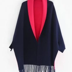Levency New In Tassles Color Block Shawl 23 Levency New In Tassles Color Block Shawl