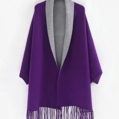 Levency New In Tassles Color Block Shawl 25 Levency New In Tassles Color Block Shawl