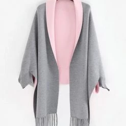 Levency New In Tassles Color Block Shawl 18 Levency New In Tassles Color Block Shawl