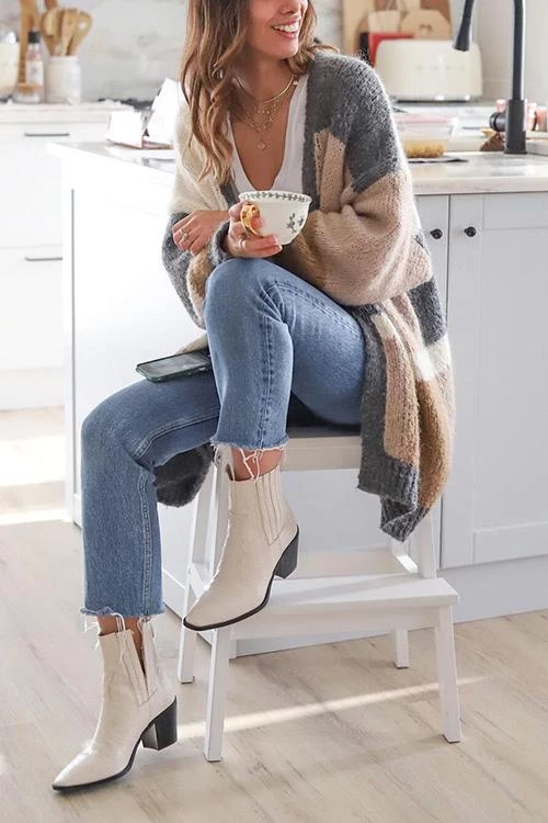 Levency Color Block Cardigan 9 Levency Color Block Cardigan