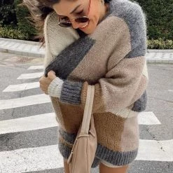 Levency Color Block Cardigan 19 Levency Color Block Cardigan