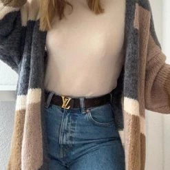 Levency Color Block Cardigan