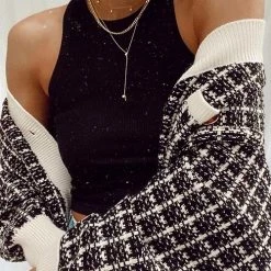 Levency Button Pockets O Neck Cardigan New In