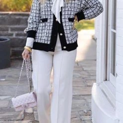 Levency Button Pockets O Neck Cardigan New In