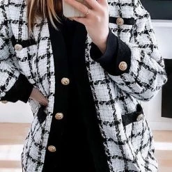 Levency Button Pockets O Neck Cardigan New In