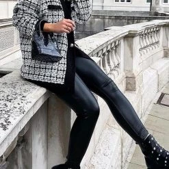 Levency Button Pockets O Neck Cardigan New In