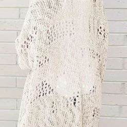 Levency New In Crochet Knit Loose Cardigan