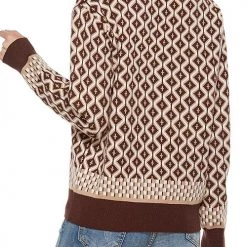 Levency Argyle Button Cardigan