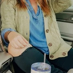 Levency Button Cable Knit Cardigan New In 61 Levency Button Cable Knit Cardigan New In