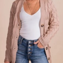 Levency Button Cable Knit Cardigan New In 63 Levency Button Cable Knit Cardigan New In