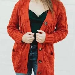 Levency Button Cable Knit Cardigan New In 44 Levency Button Cable Knit Cardigan New In