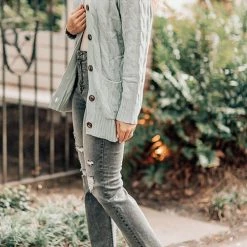 Levency Button Cable Knit Cardigan New In 65 Levency Button Cable Knit Cardigan New In