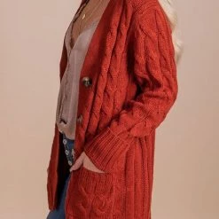 Levency Button Cable Knit Cardigan New In 70 Levency Button Cable Knit Cardigan New In