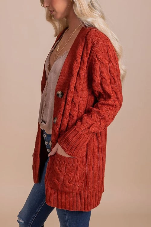 Levency Button Cable Knit Cardigan New In 30 Levency Button Cable Knit Cardigan New In