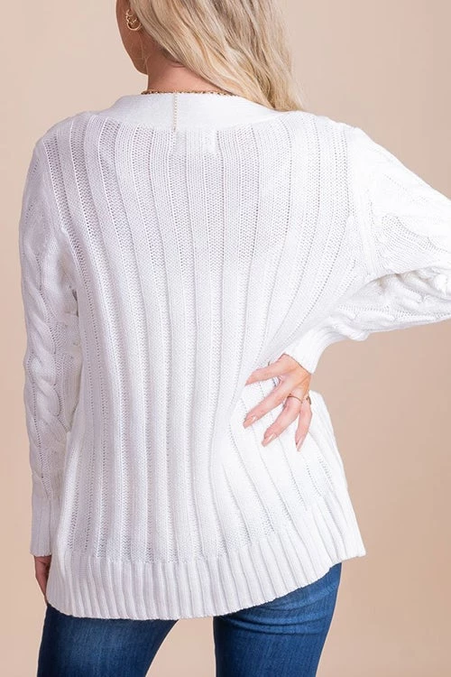 Levency Button Cable Knit Cardigan New In 38 Levency Button Cable Knit Cardigan New In