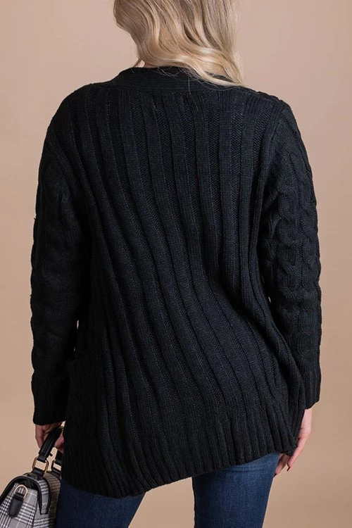 Levency Button Cable Knit Cardigan New In 16 Levency Button Cable Knit Cardigan New In