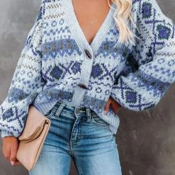 Levency New In Boho Horn Button Cardigan