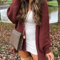 Levency Open Front Classical Cardigan