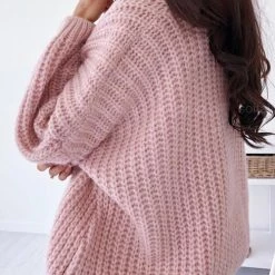 Levency New In V Neck Loose Sweater