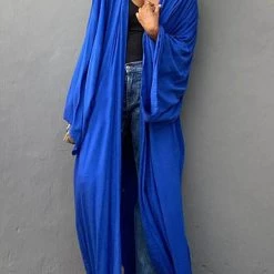 Levency Oversized Bleted Kimono Robe New In