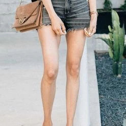 Levency New In Ripped Denim Short