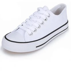 Levency Classical Lace Up Canvas Sneakers