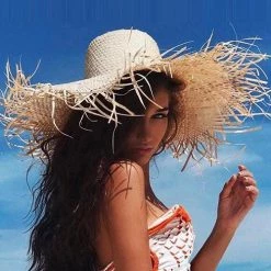 Levency Straw Brim Beach Hat