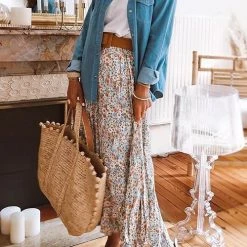 Levency Turndown Collar Pocket Denim Shirt 22 Levency Turndown Collar Pocket Denim Shirt