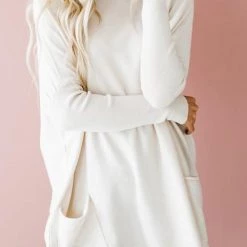 Levency Pockets Long Sleeve Loose T Shirt