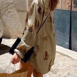 Levency Animal Print Shirt