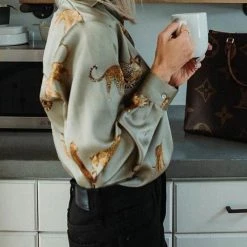Levency Animal Print Shirt