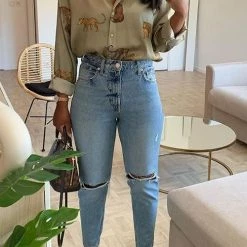 Levency Animal Print Shirt