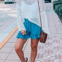 Levency Knit Hollow Loose T Shirt