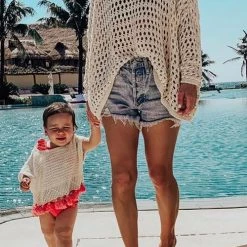 Levency Knit Hollow Loose T Shirt