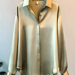 Levency Classic With A Twist Satin Shirt