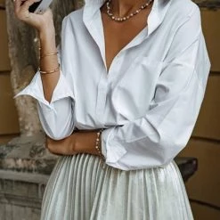 Levency Classic With A Twist Satin Shirt