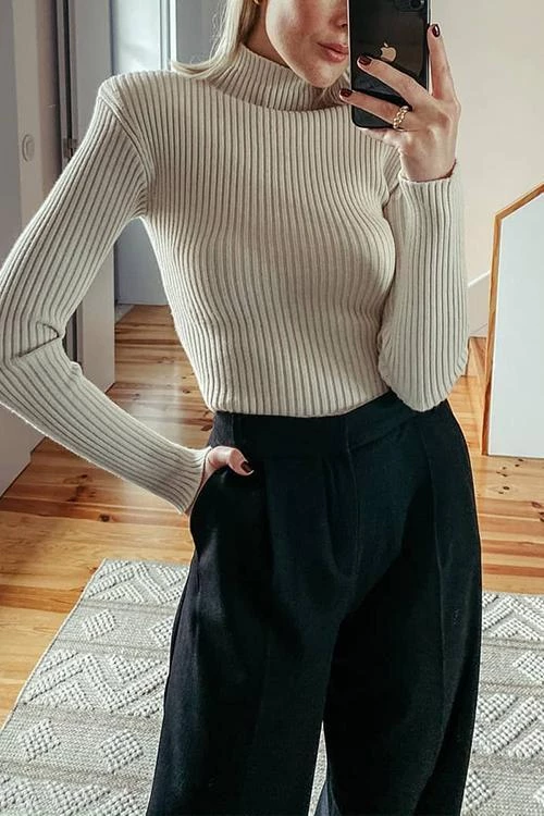 Levency Turtleneck Knit Slim T Shirt New In 1 Levency Turtleneck Knit Slim T Shirt New In