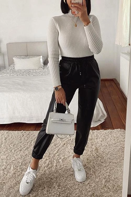 Levency Turtleneck Knit Slim T Shirt New In 7 Levency Turtleneck Knit Slim T Shirt New In