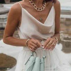 Levency New In Versatile Satin Slip Top