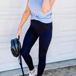 Levency Cross O Neck Tank Top New In