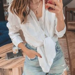 Levency Versatile Button Cover Shirt