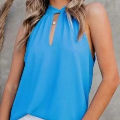 Levency Hollow Sleeveless Blouse New In