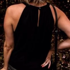 Levency Hollow Neck Sleeveless T Shirt New In