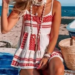 Levency Boho Print Slip Top New In