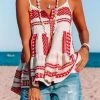 Levency Boho Print Slip Top New In